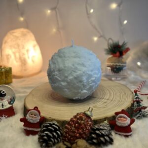 Turkish Spiral Candles – Handcrafted Textured Sphere (3 Colors)
